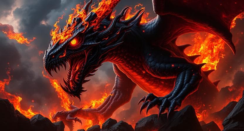 Dragonrift Ascension game launch screen showing dragon cards and battle interface